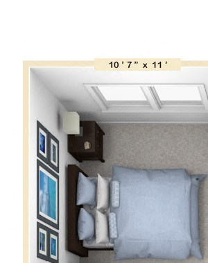 A6 - 1 Bed - 1 Bath Floor Plan A6 - 1 Bed - 1 Bath Floor Plan at Avant Apartments, Indiana, 46032